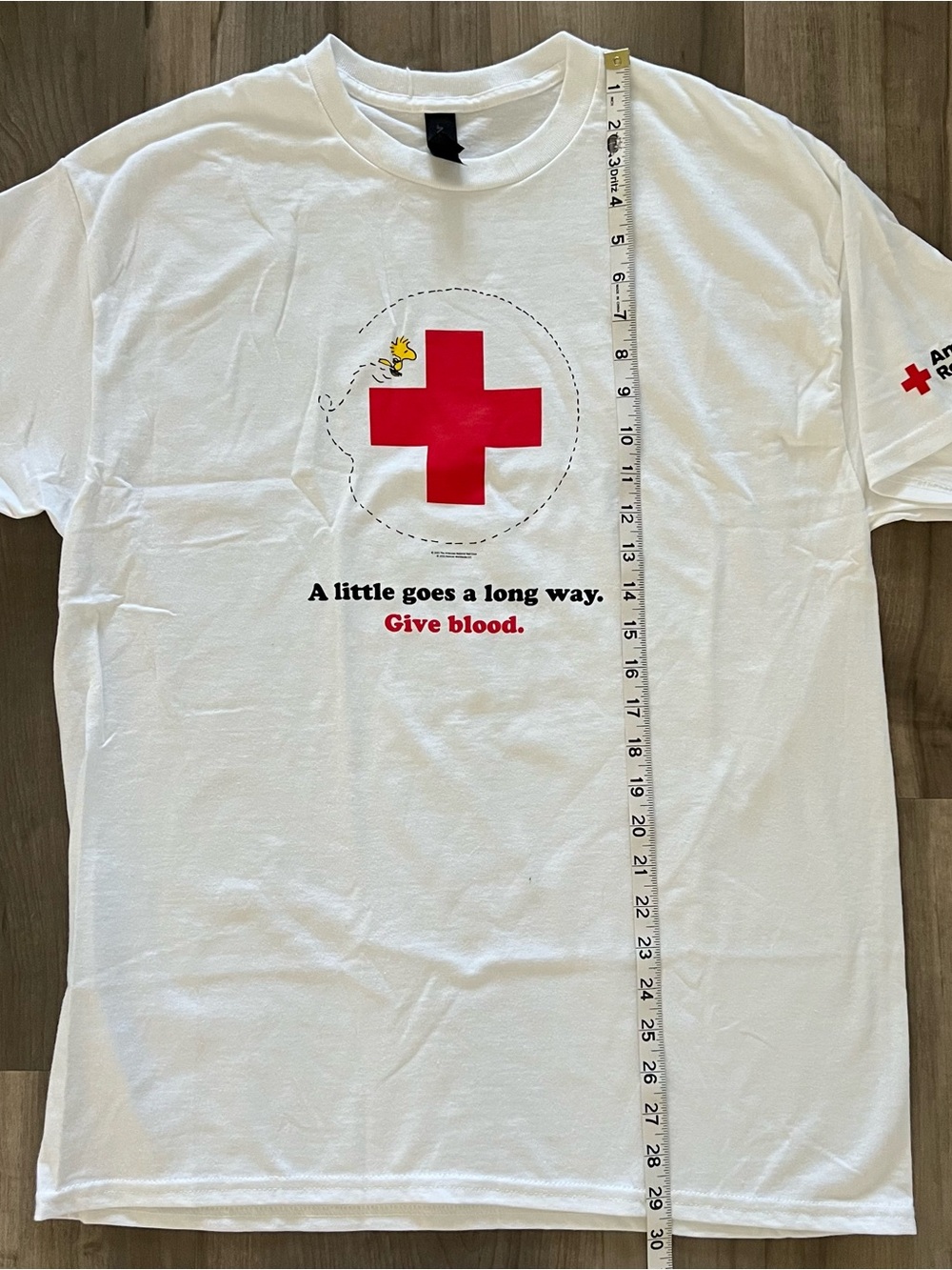 American Red Cross Flying Woodstock T Shirt 2025 Size Large Peanuts Limited - Picture 5 of 8